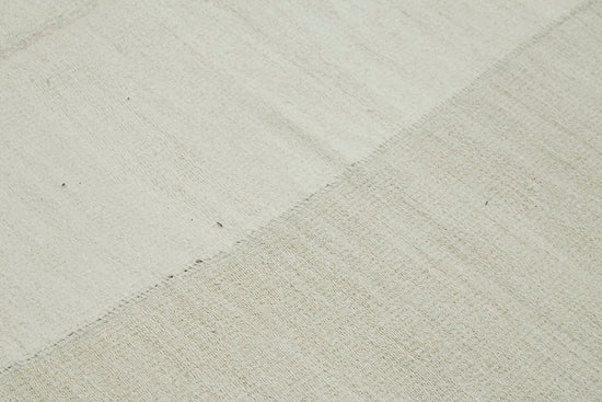 11x15 White Hemp Kilim Rug - 42106
