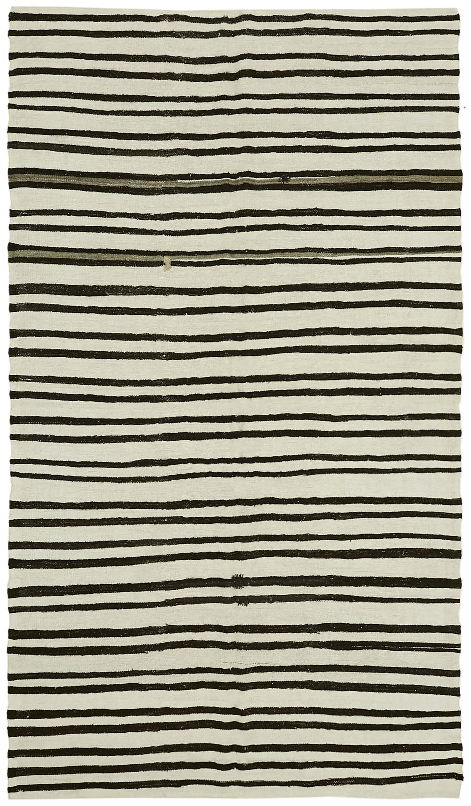 7x12 White Hemp Kilim Rug - 42109