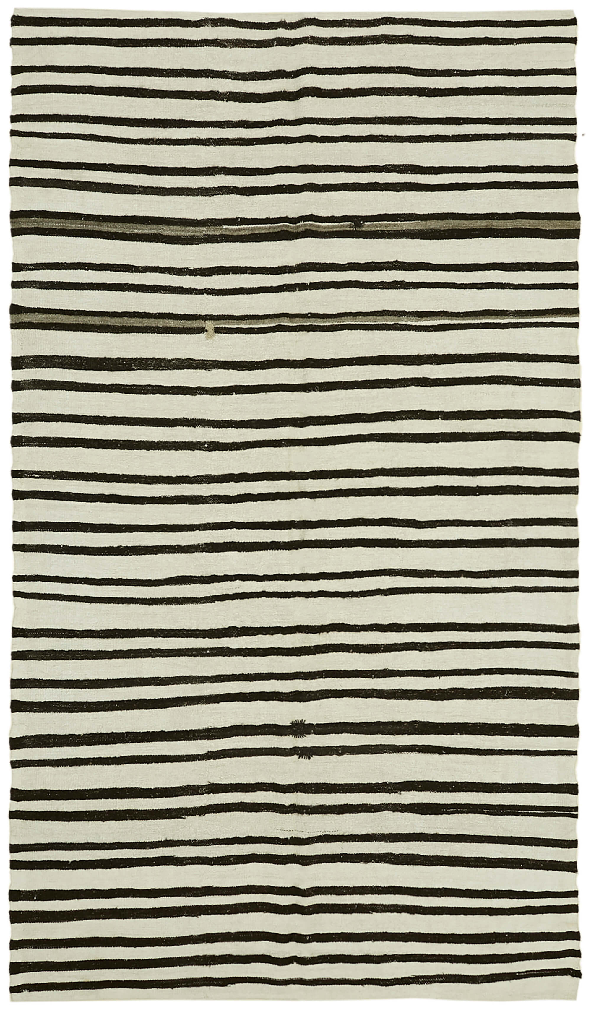 7x12 White Hemp Kilim Rug - 42109