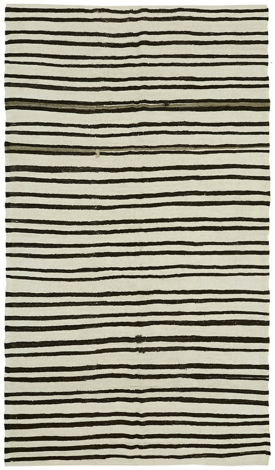 7x12 White Hemp Kilim Rug - 42109