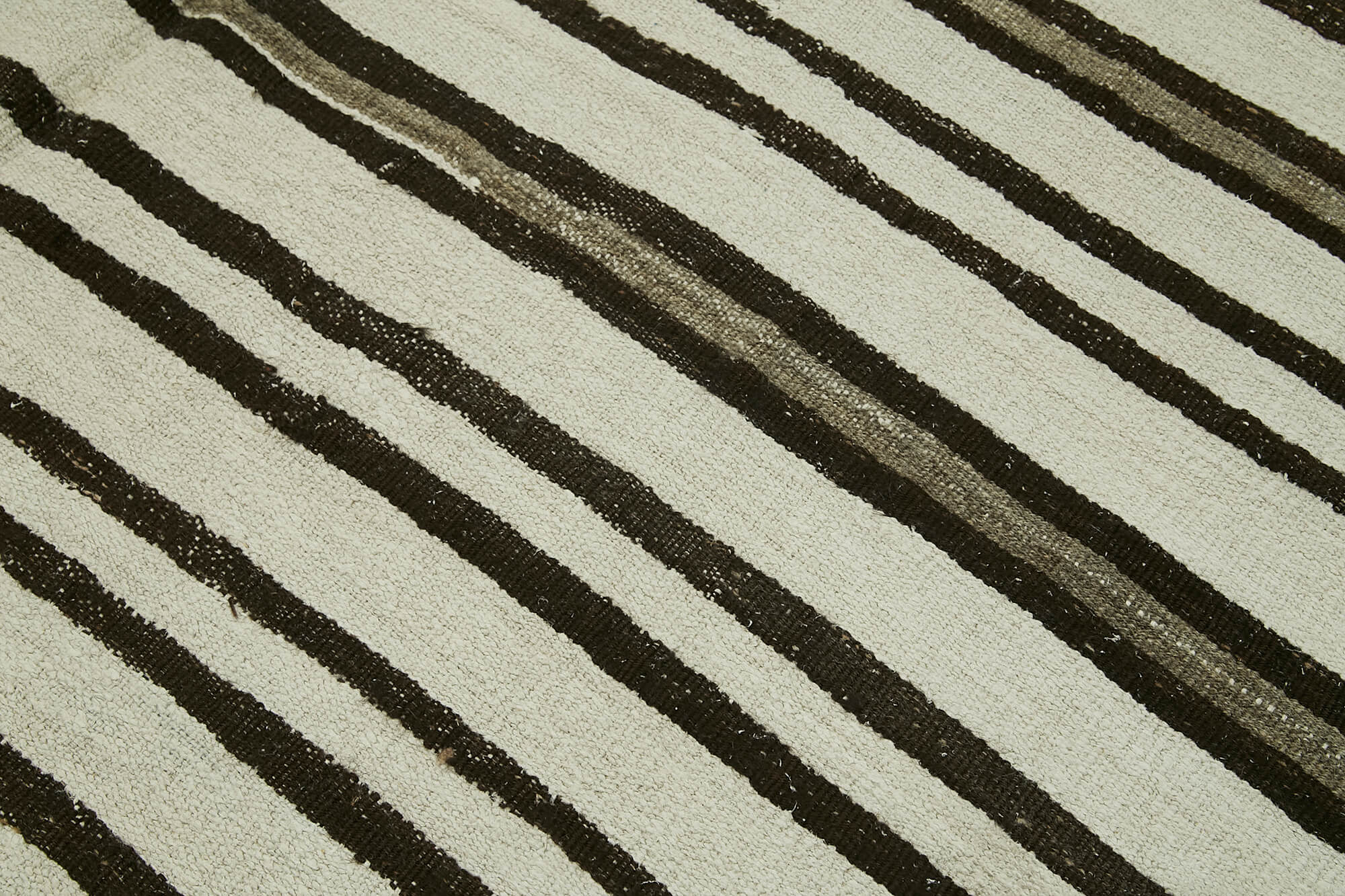7x12 White Hemp Kilim Rug - 42109