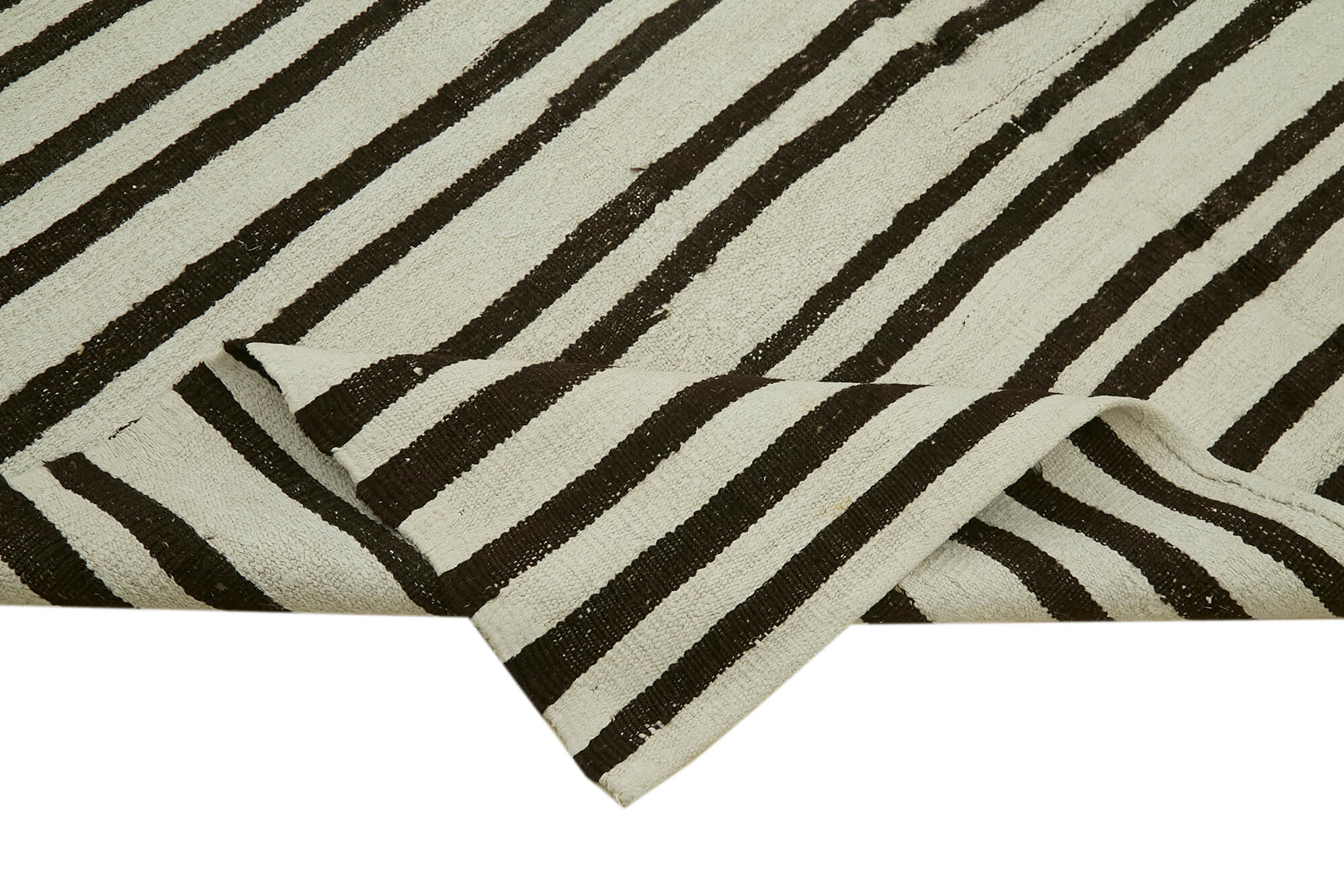 7x12 White Hemp Kilim Rug - 42109