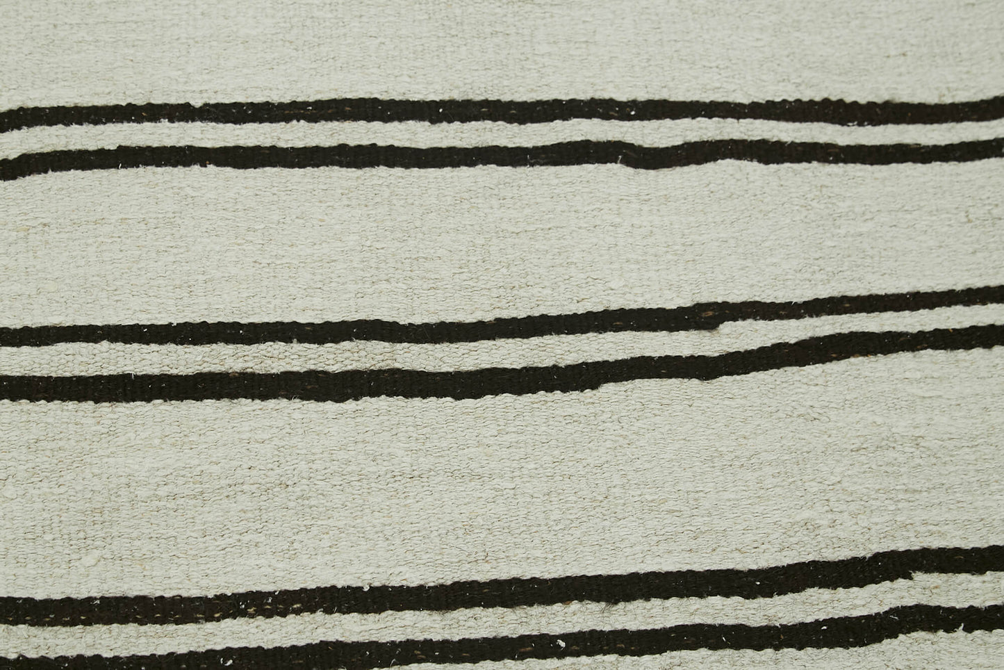 7x13 White Hemp Kilim Rug - 42110