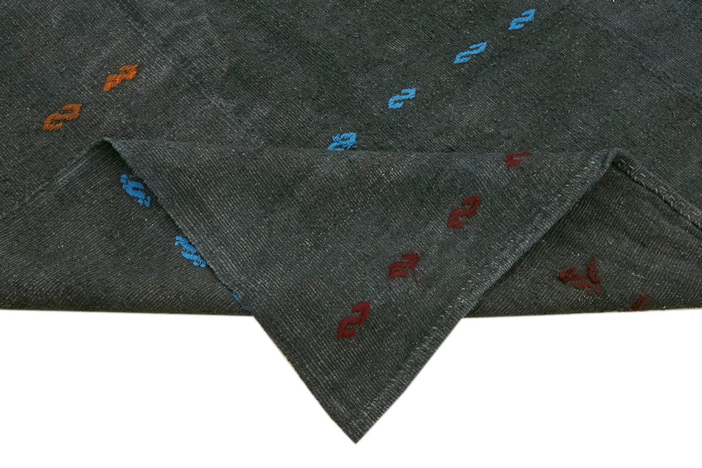 10x12 Grey Hemp Kilim Rug - 42112