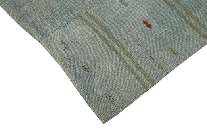10x11 Blue Hemp Kilim Rug - 42113