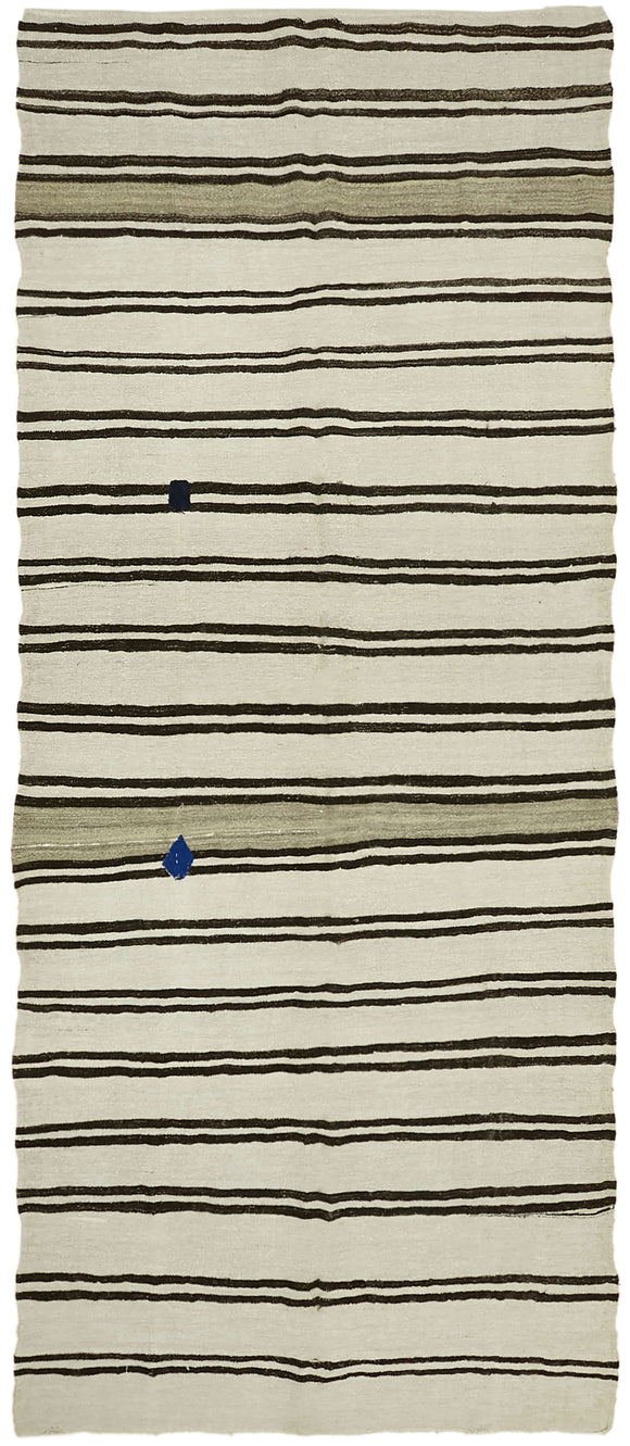 6x14 Beige Hemp Kilim Rug - 42115