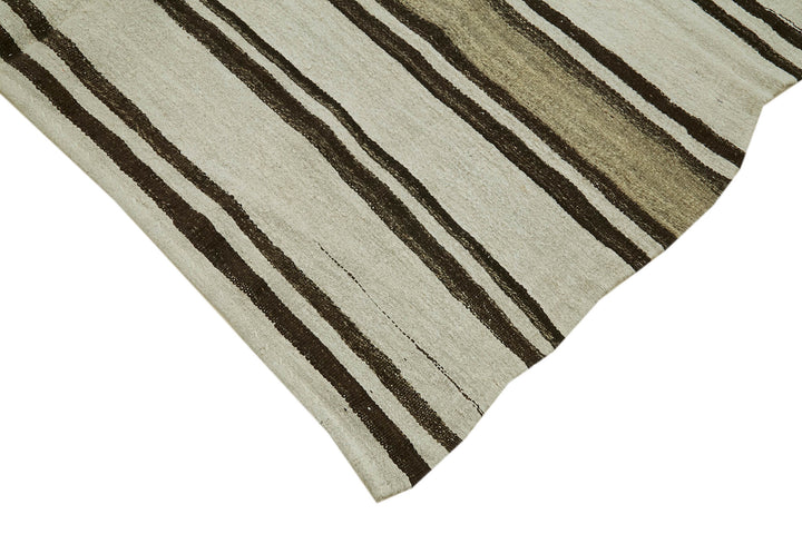 6x14 Beige Hemp Kilim Rug - 42115