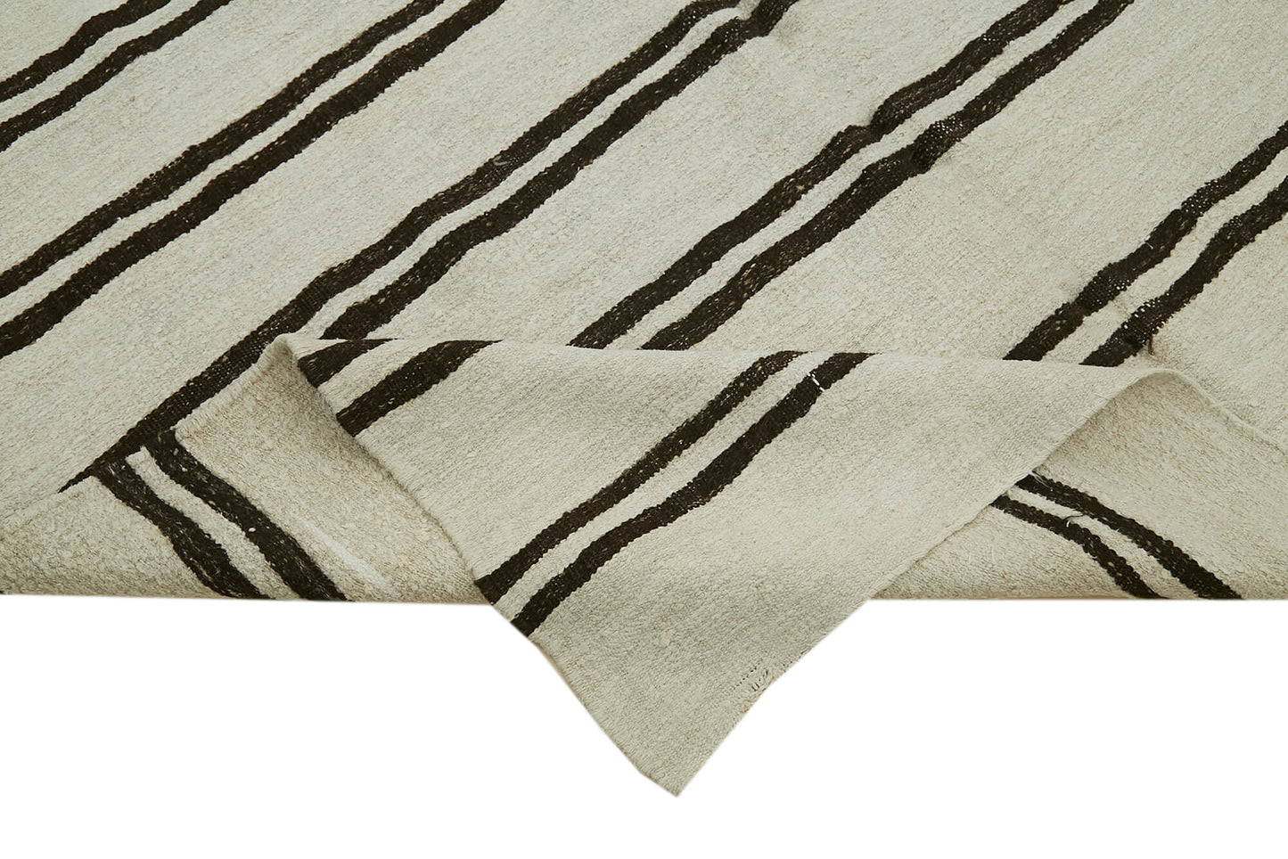 6x14 Beige Hemp Kilim Rug - 42115