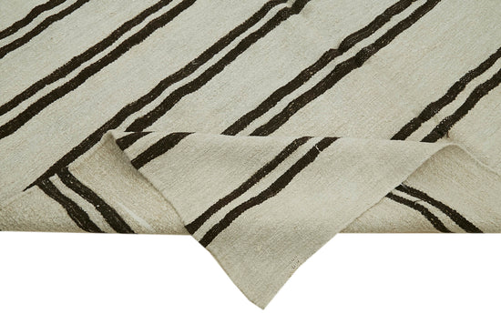 6x14 Beige Hemp Kilim Rug - 42115