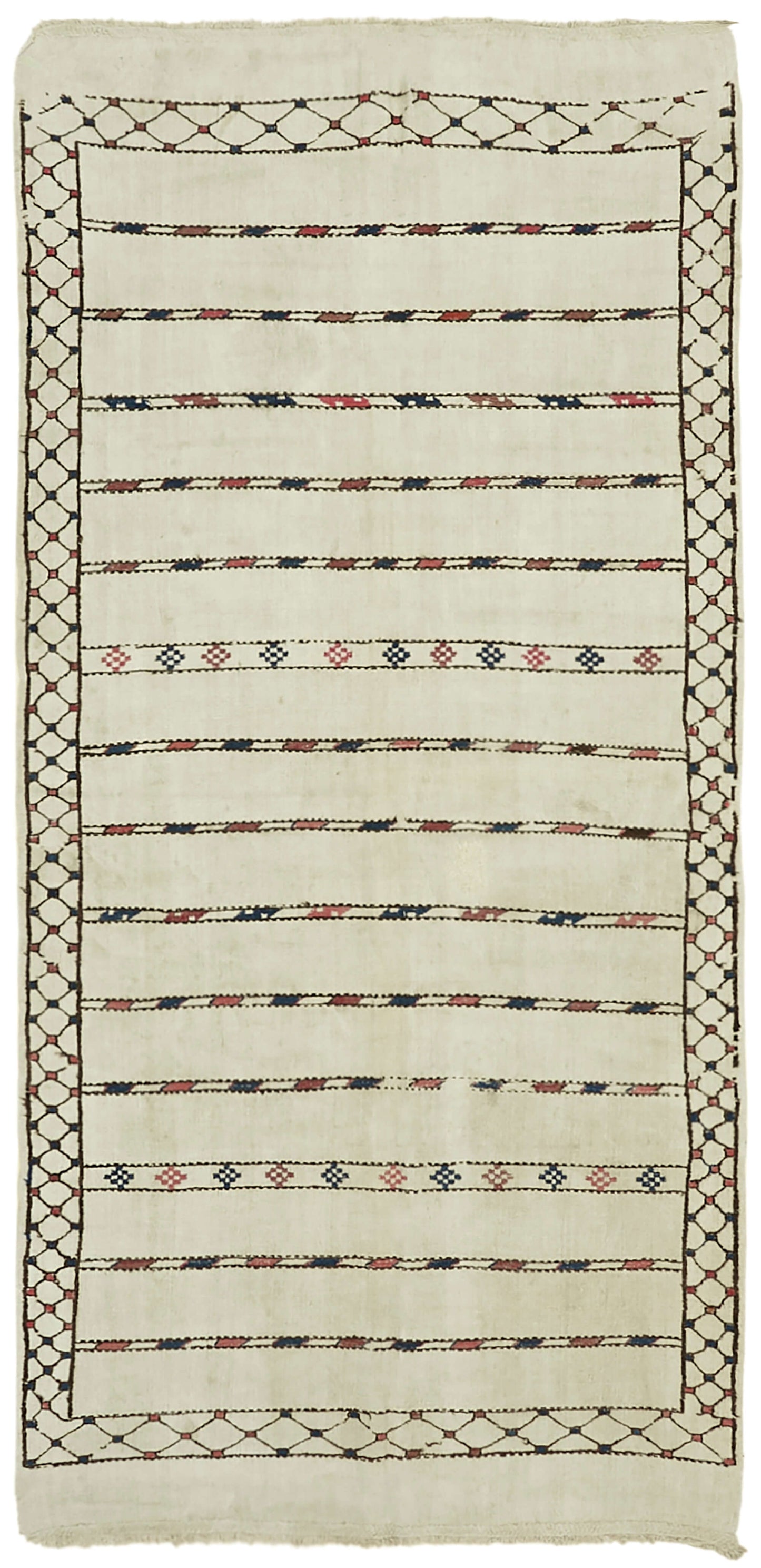 5x10 Beige Hemp Kilim Rug - 42118