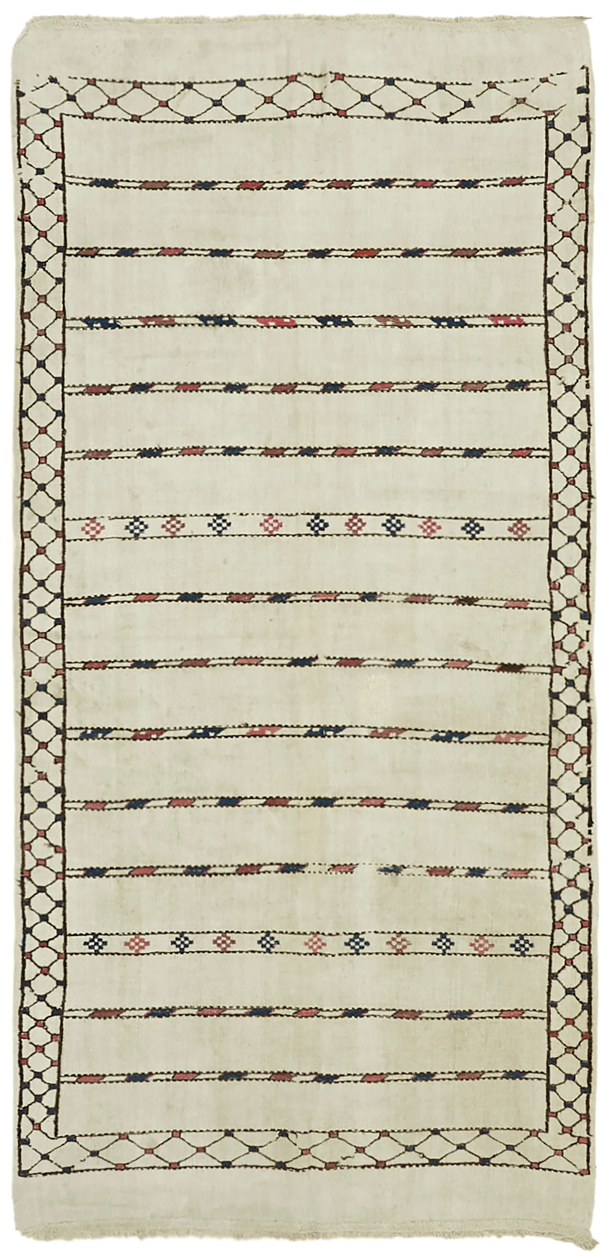 5x10 Beige Hemp Kilim Rug - 42118