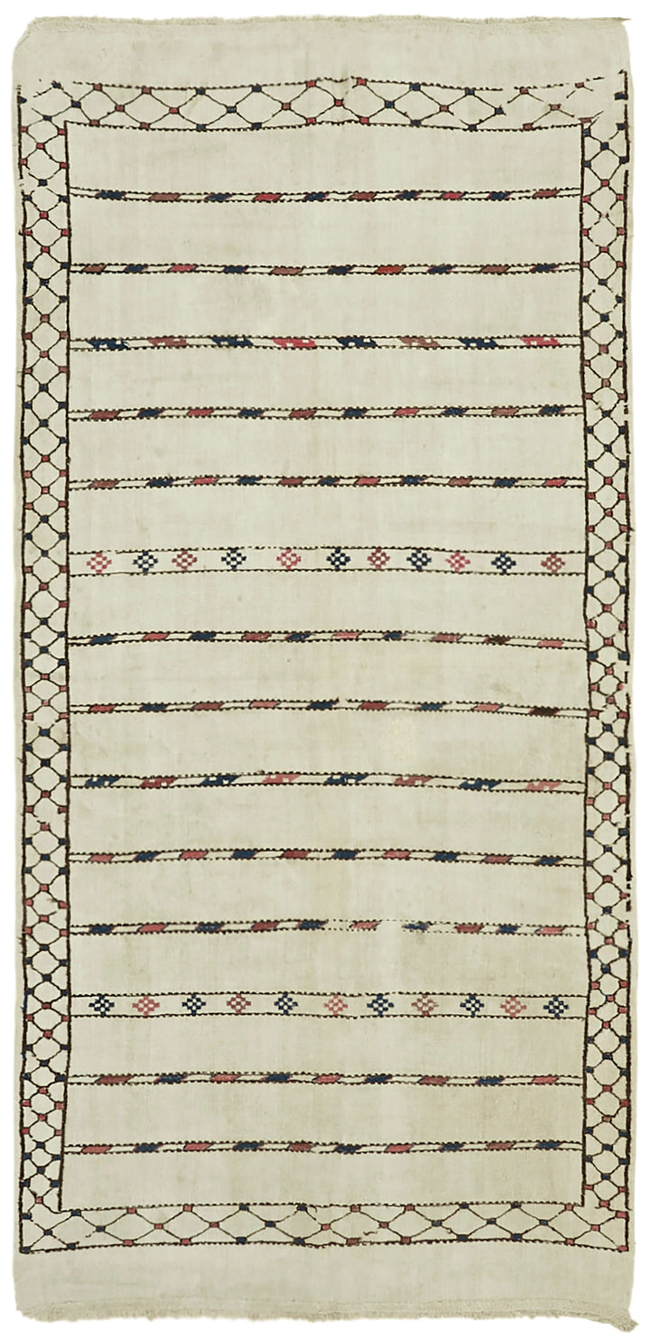 5x10 Beige Hemp Kilim Rug - 42118