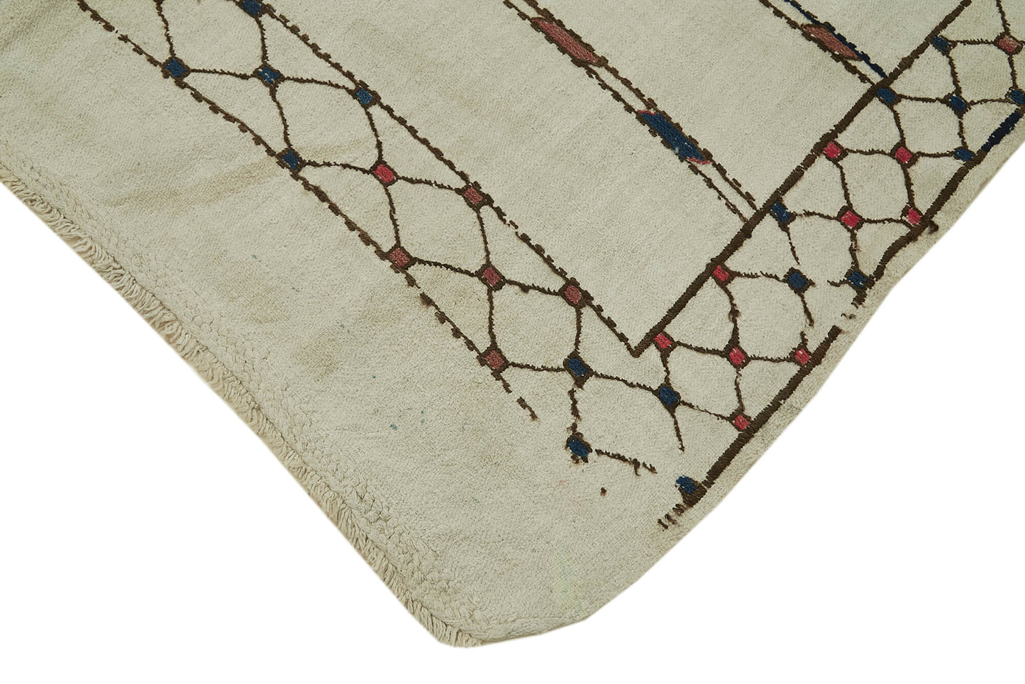 5x10 Beige Hemp Kilim Rug - 42118