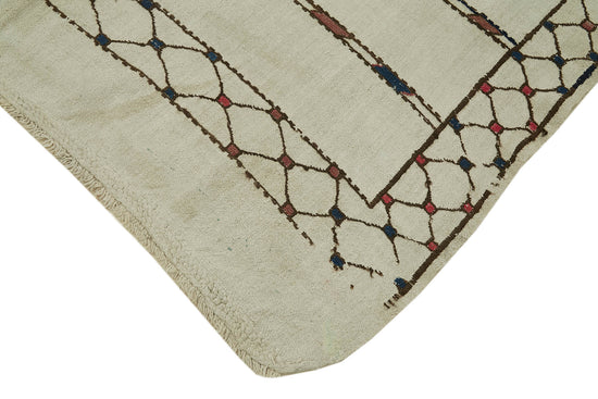 5x10 Beige Hemp Kilim Rug - 42118