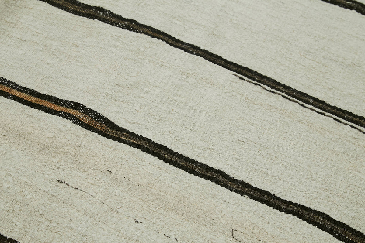 6x12 Beige Hemp Kilim Rug - 42120