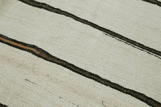 6x12 Beige Hemp Kilim Rug - 42120