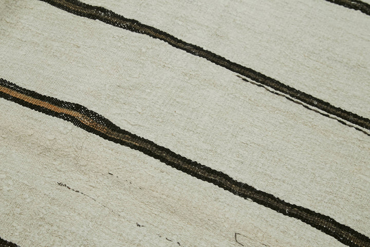 6x12 Beige Hemp Kilim Rug - 42120