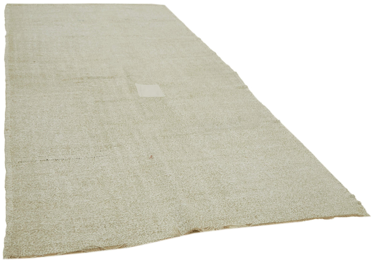 5x9 Beige Hemp Kilim Rug - 42123