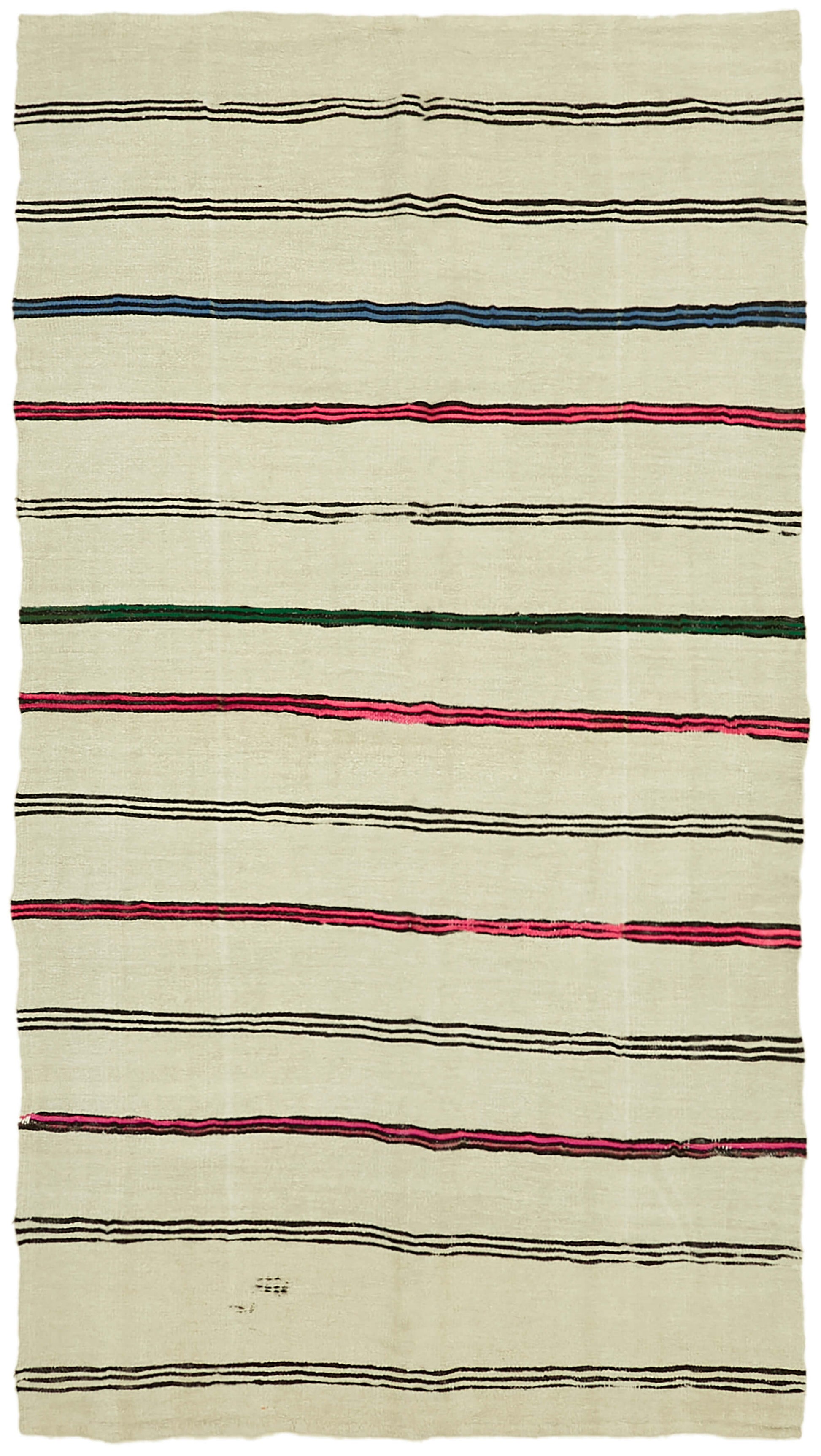 6x11 Beige Hemp Kilim Rug - 42125