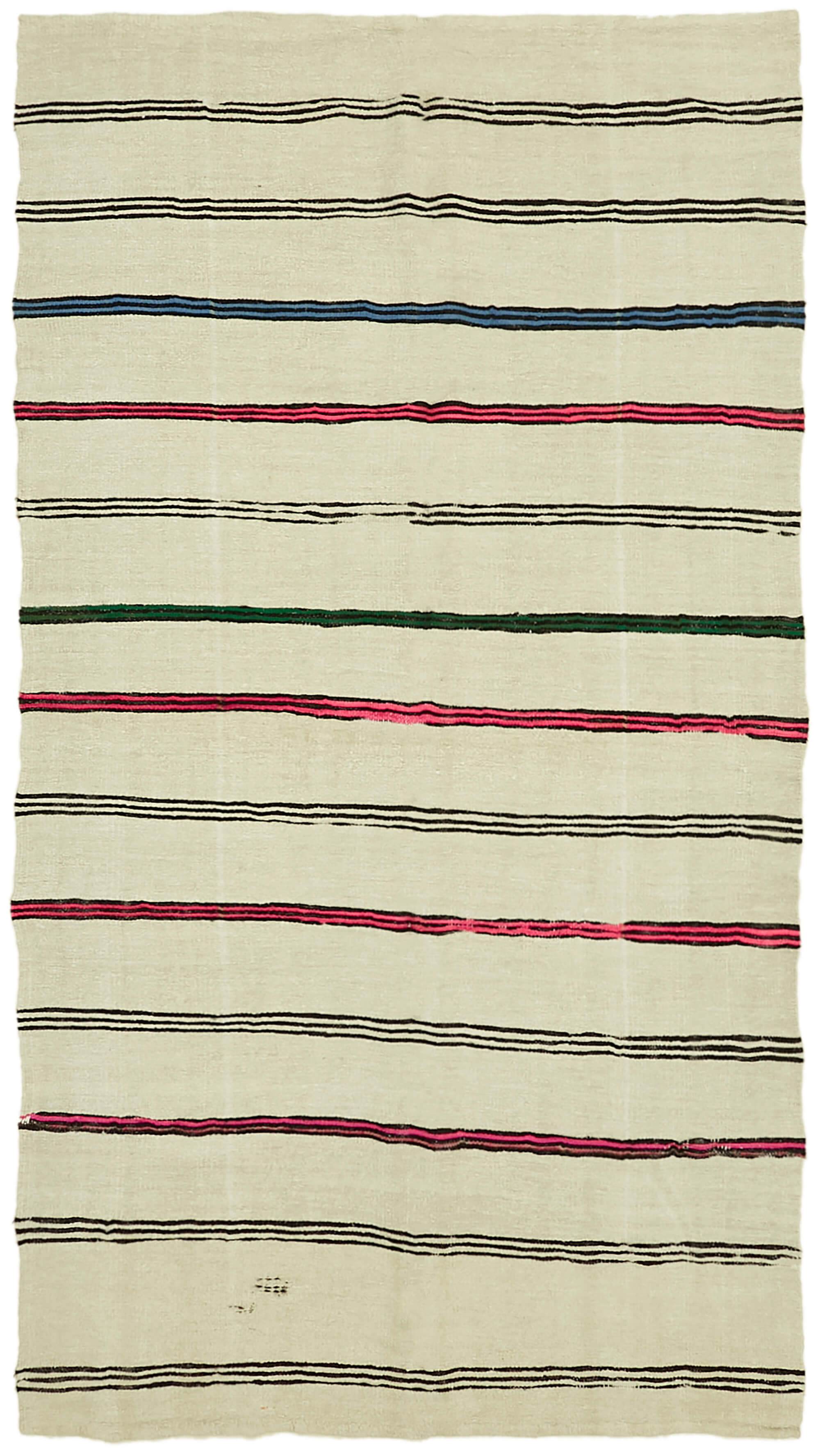 6x11 Beige Hemp Kilim Rug - 42125