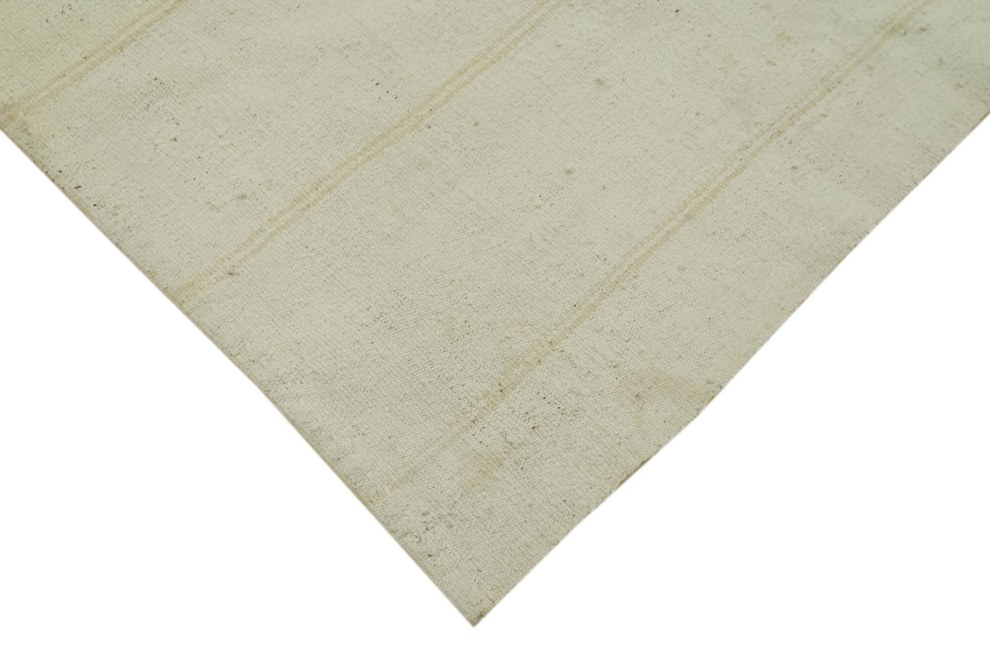 4x9 White Hemp Kilim Rug - 42132