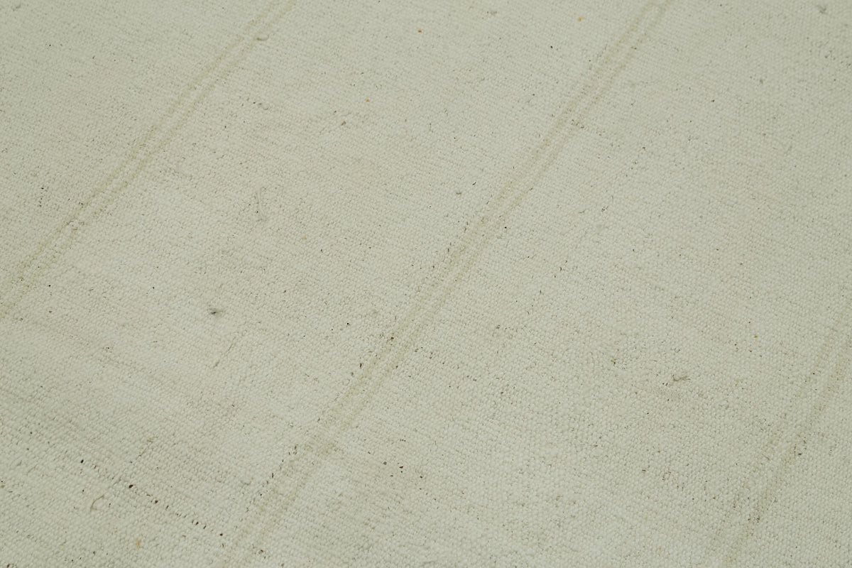 4x10 Beige Hemp Kilim Rug - 42133