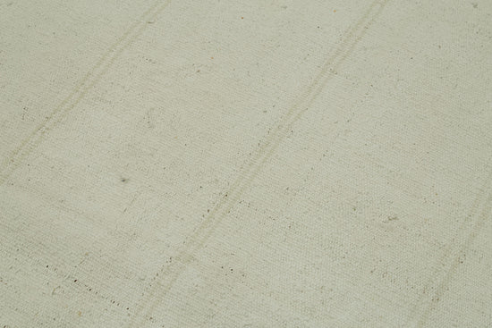 4x10 Beige Hemp Kilim Rug - 42133