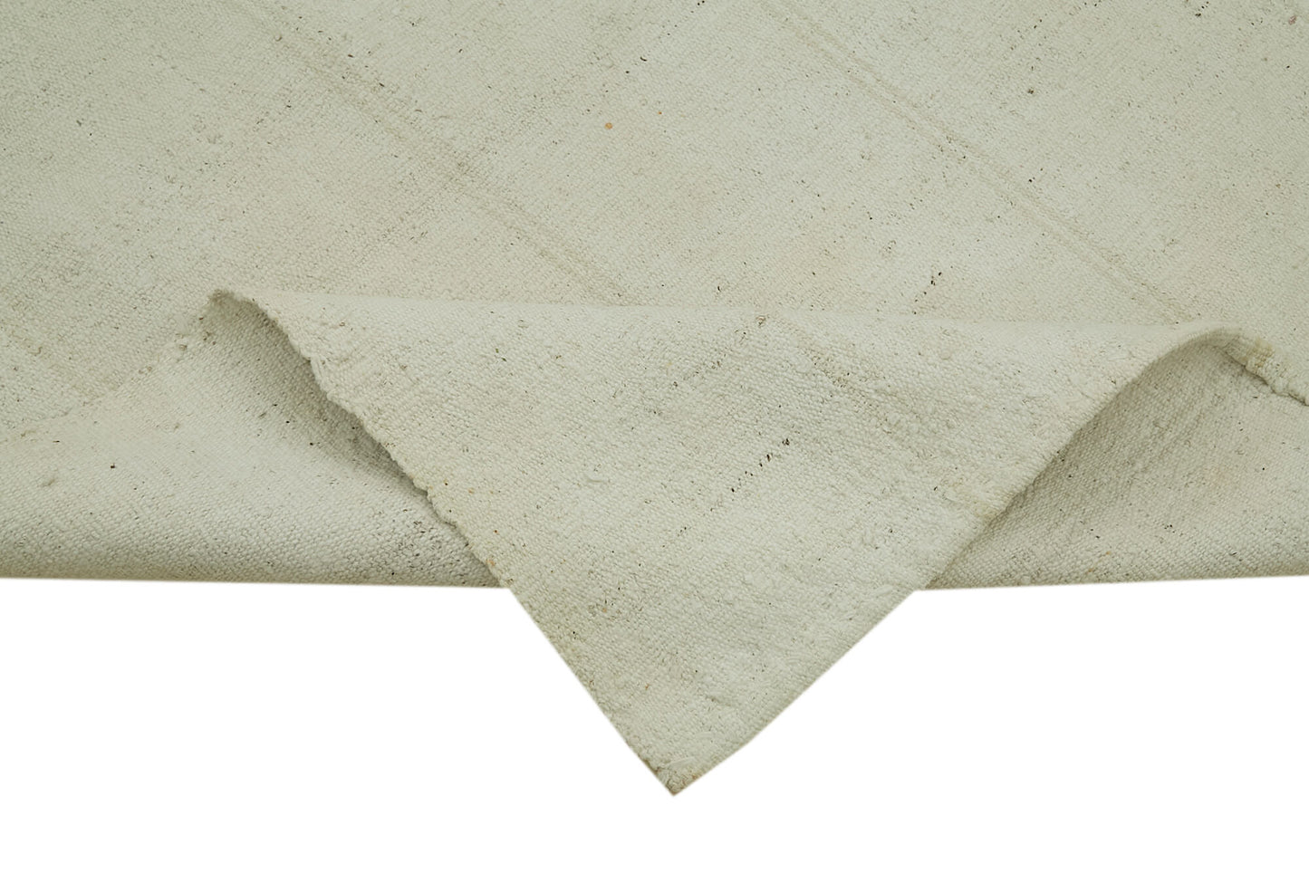 4x10 Beige Hemp Kilim Rug - 42133