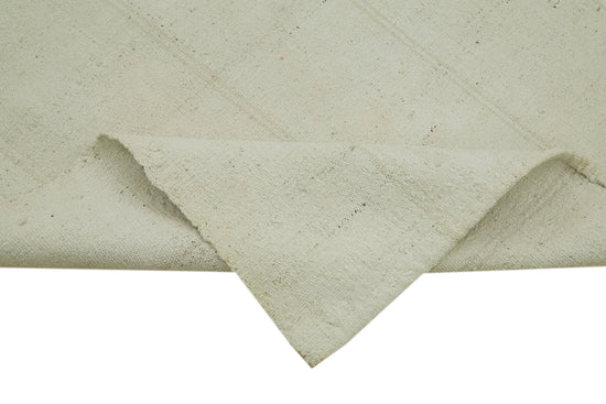 4x10 Beige Hemp Kilim Rug - 42133