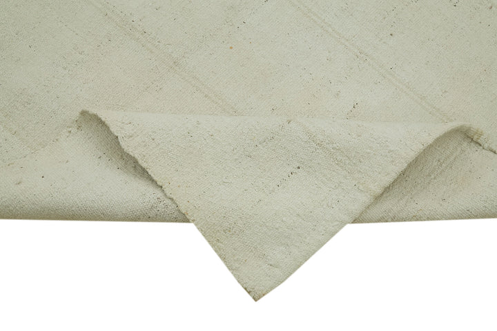 4x10 Beige Hemp Kilim Rug - 42133