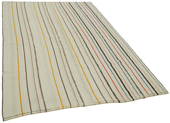 5x7 Multicolor Hemp Kilim Rug - 42141