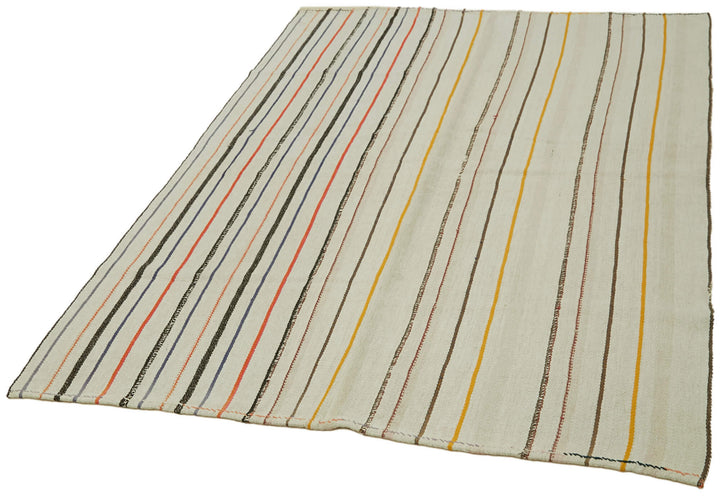 5x7 Multicolor Hemp Kilim Rug - 42141