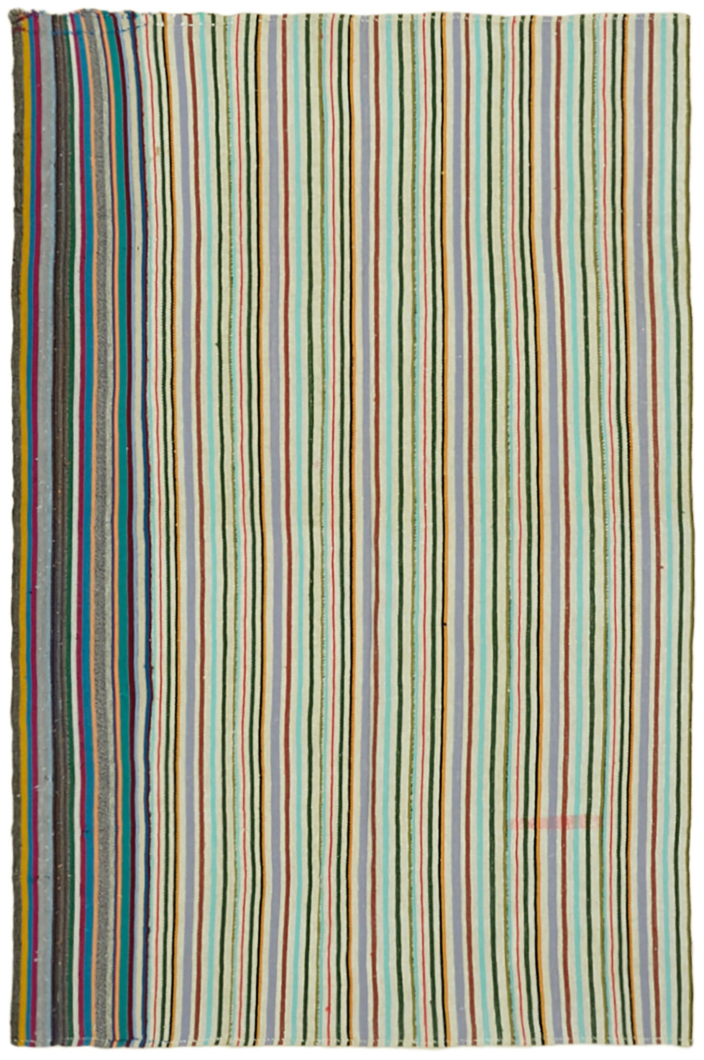 5x8 Multicolor Hemp Kilim Rug - 42143