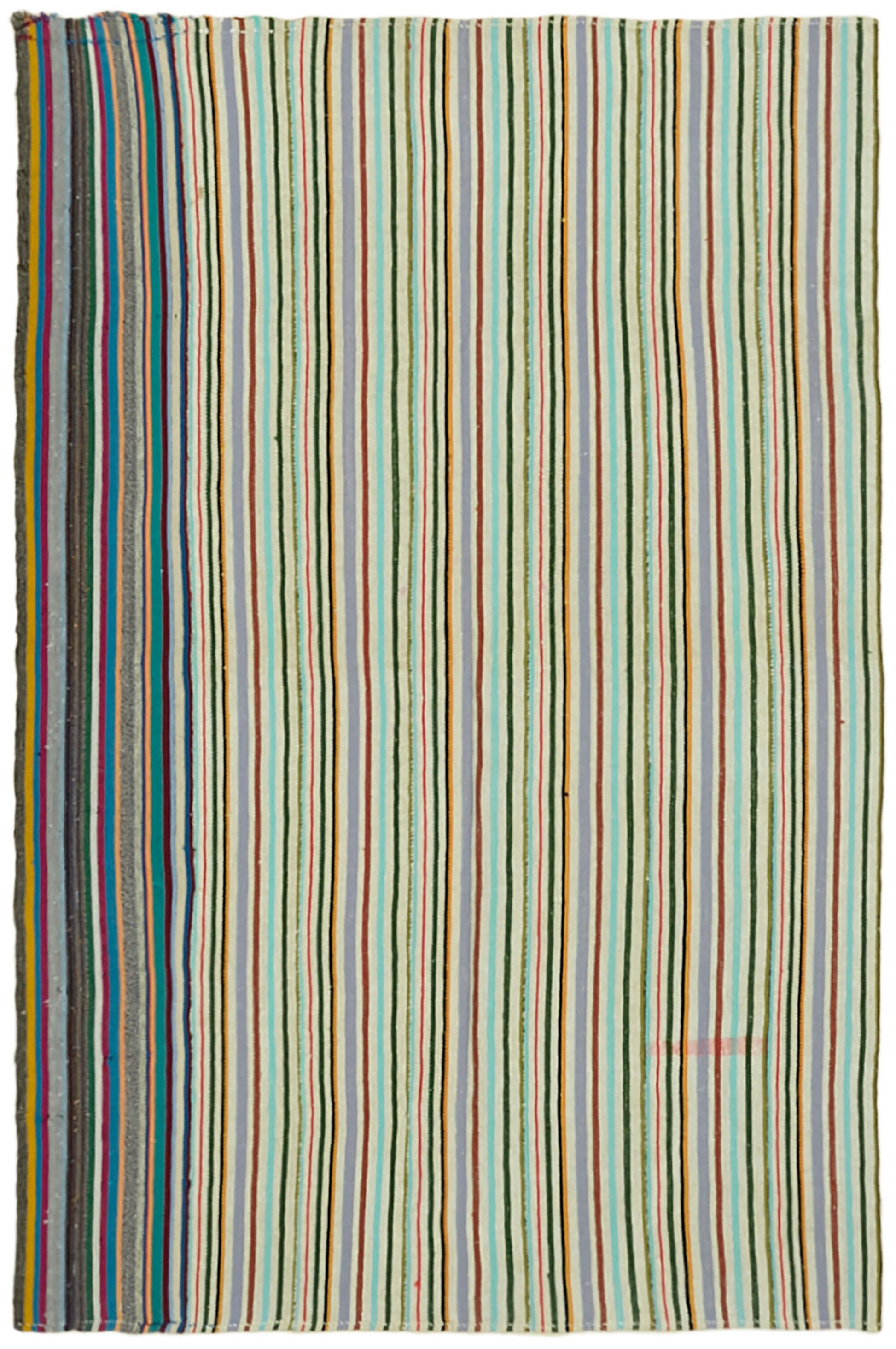 5x8 Multicolor Hemp Kilim Rug - 42143