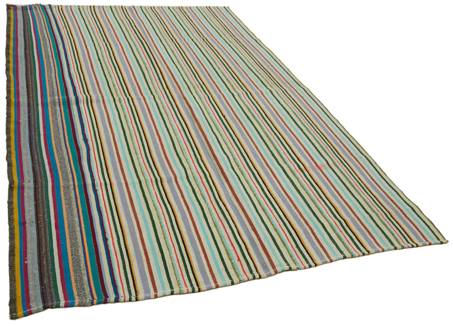 5x8 Multicolor Hemp Kilim Rug - 42143