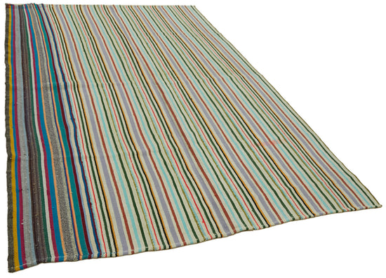 5x8 Multicolor Hemp Kilim Rug - 42143