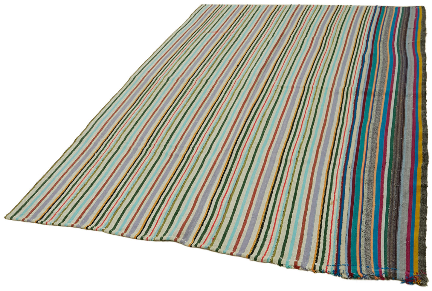 5x8 Multicolor Hemp Kilim Rug - 42143