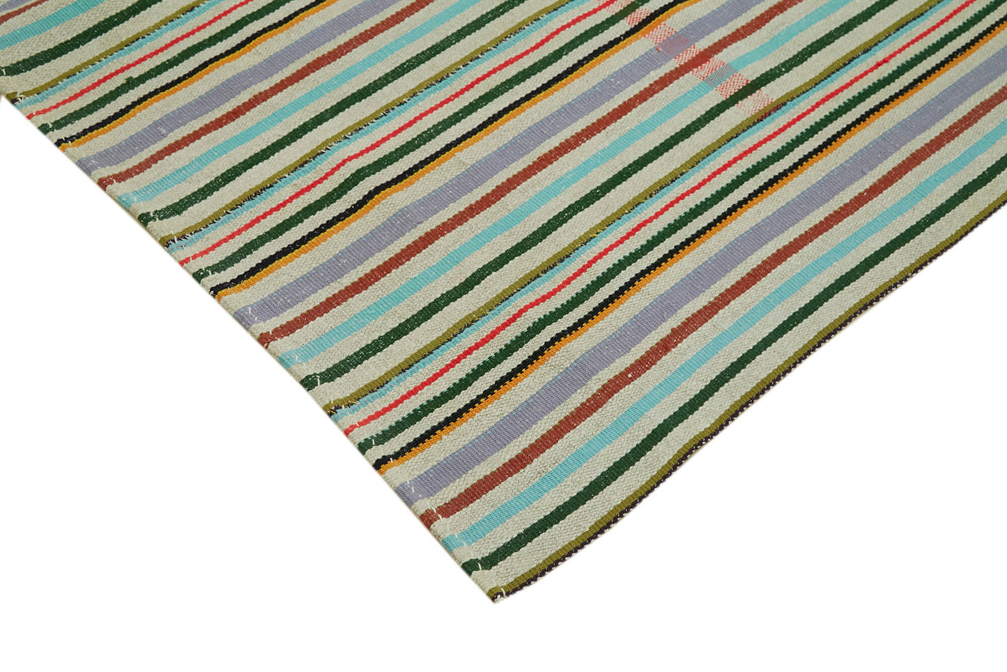 5x8 Multicolor Hemp Kilim Rug - 42143