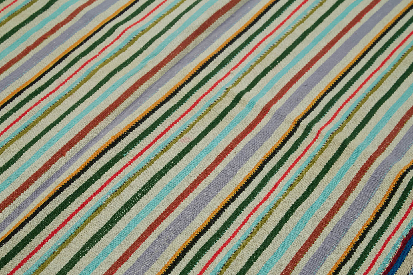 5x8 Multicolor Hemp Kilim Rug - 42143