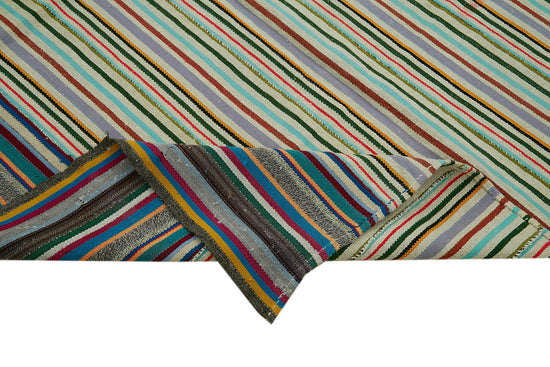 5x8 Multicolor Hemp Kilim Rug - 42143