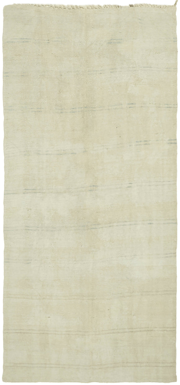 5x11 Beige Hemp Kilim Rug - 42152