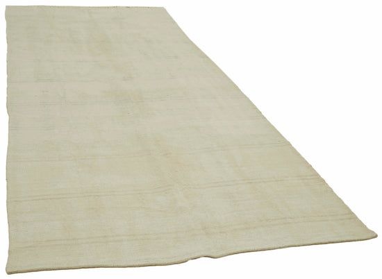 5x11 Beige Hemp Kilim Rug - 42152