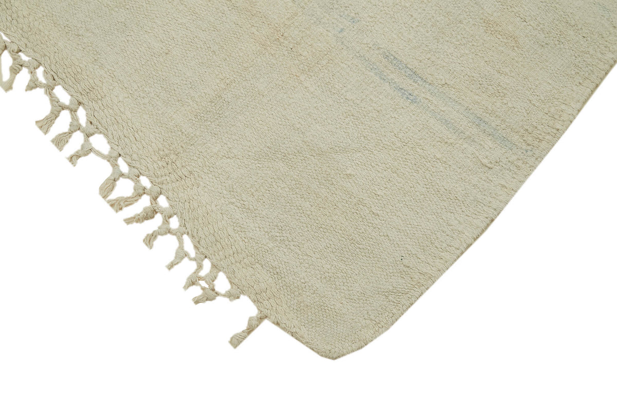 5x11 Beige Hemp Kilim Rug - 42152