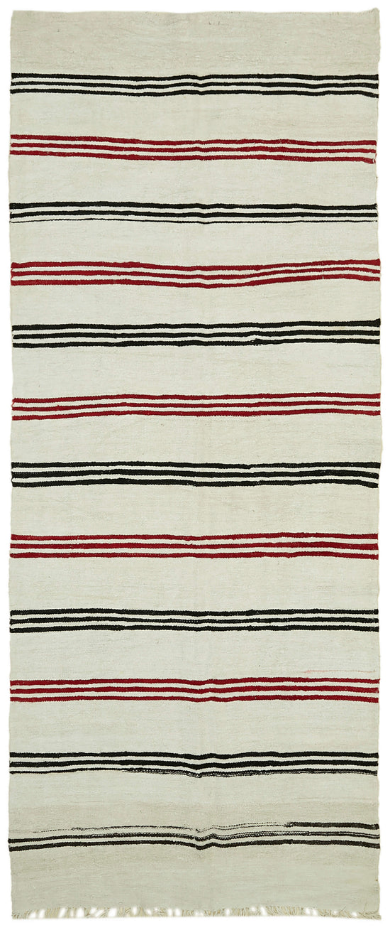 5x13 Beige Hemp Kilim Rug - 42159