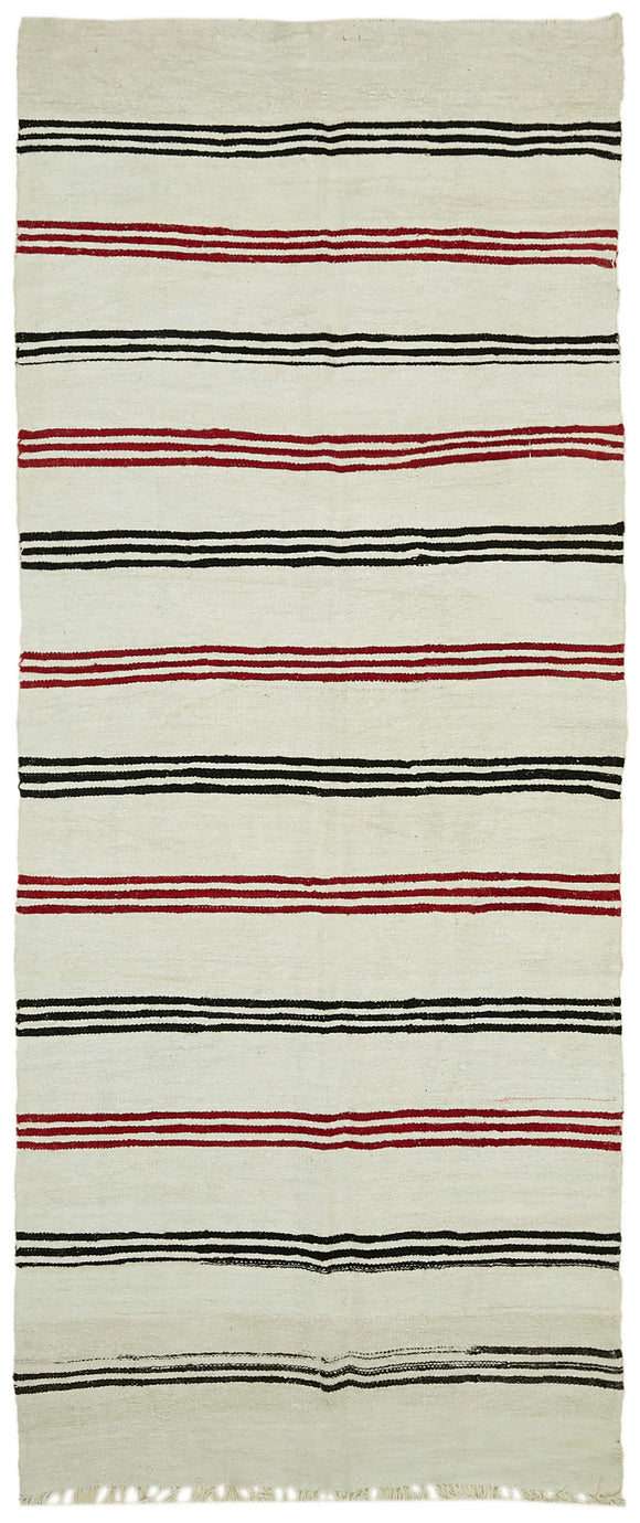 5x13 Beige Hemp Kilim Rug - 42159