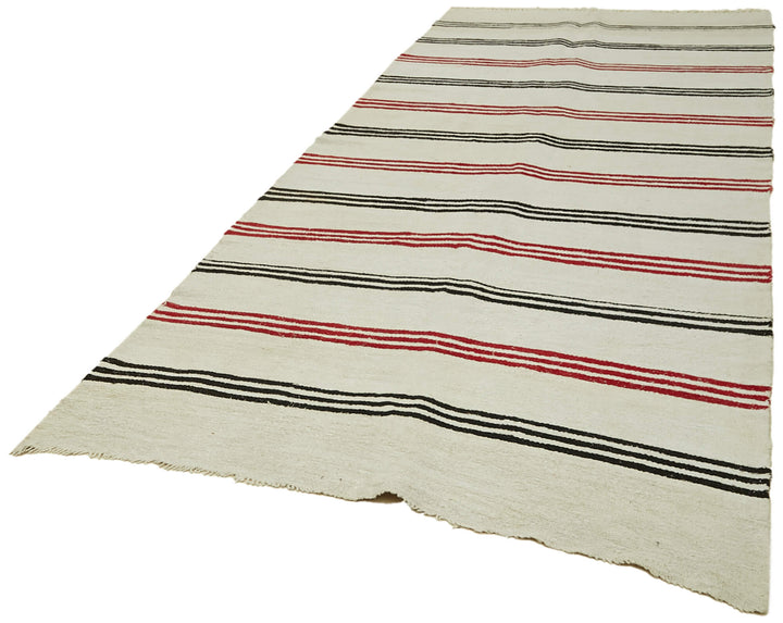 5x13 Beige Hemp Kilim Rug - 42159