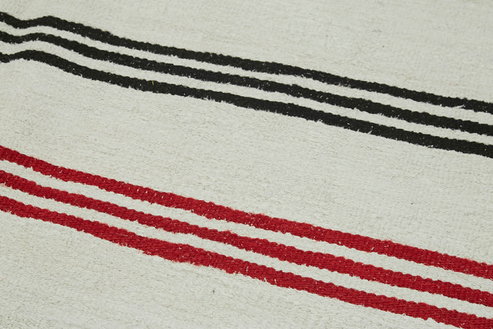 5x13 Beige Hemp Kilim Rug - 42159