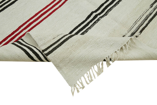5x13 Beige Hemp Kilim Rug - 42159