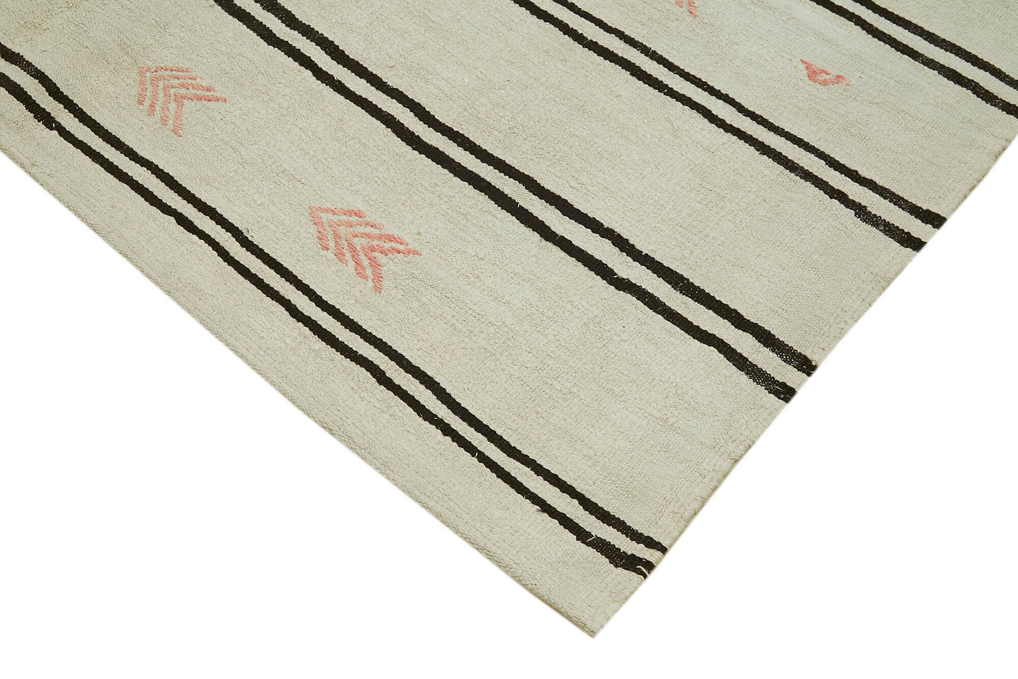 6x10 Beige Hemp Kilim Rug - 42162