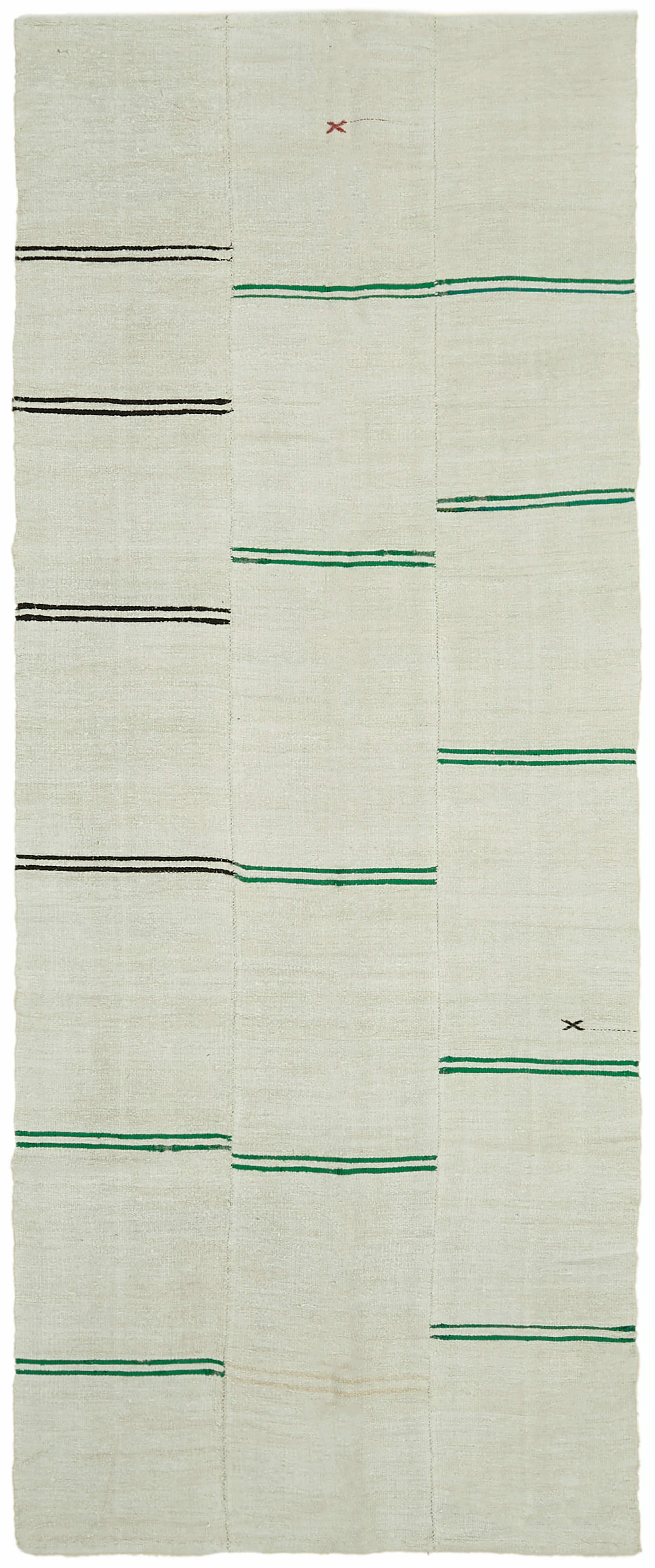 5x13 Beige Hemp Kilim Rug - 42163